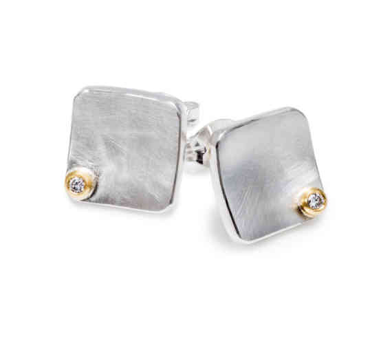 Diamond Corner Studs