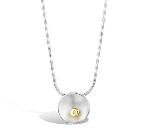 Diamond Domed Pendant