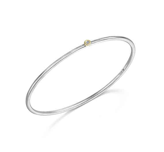 Diamond Stacking Bangle Matt