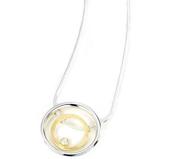 Halo Diamond Pendant