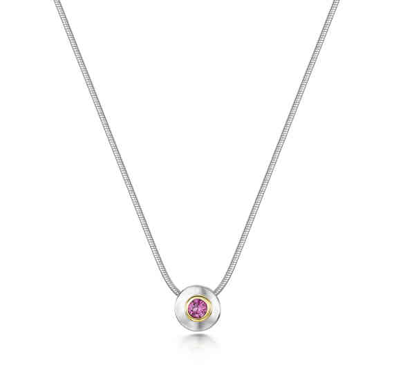 Ruby Collet Necklace
