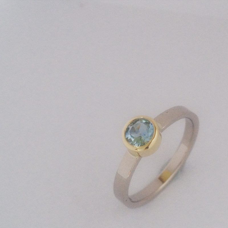 Aquamarine ring