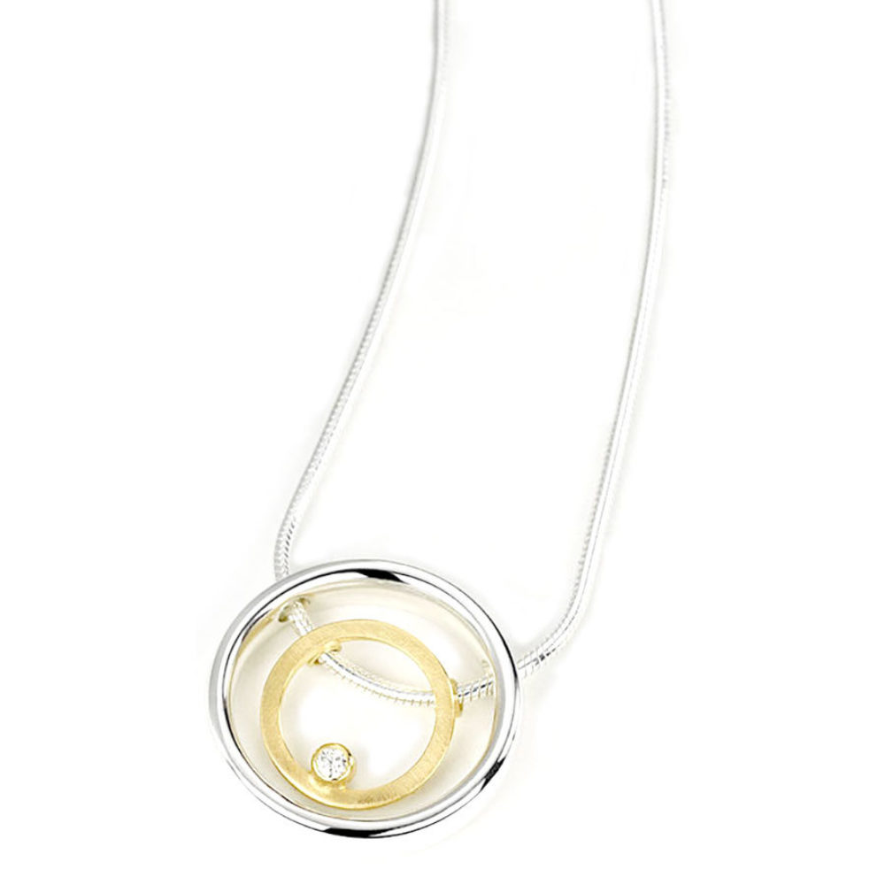 Halo Diamond Pendant